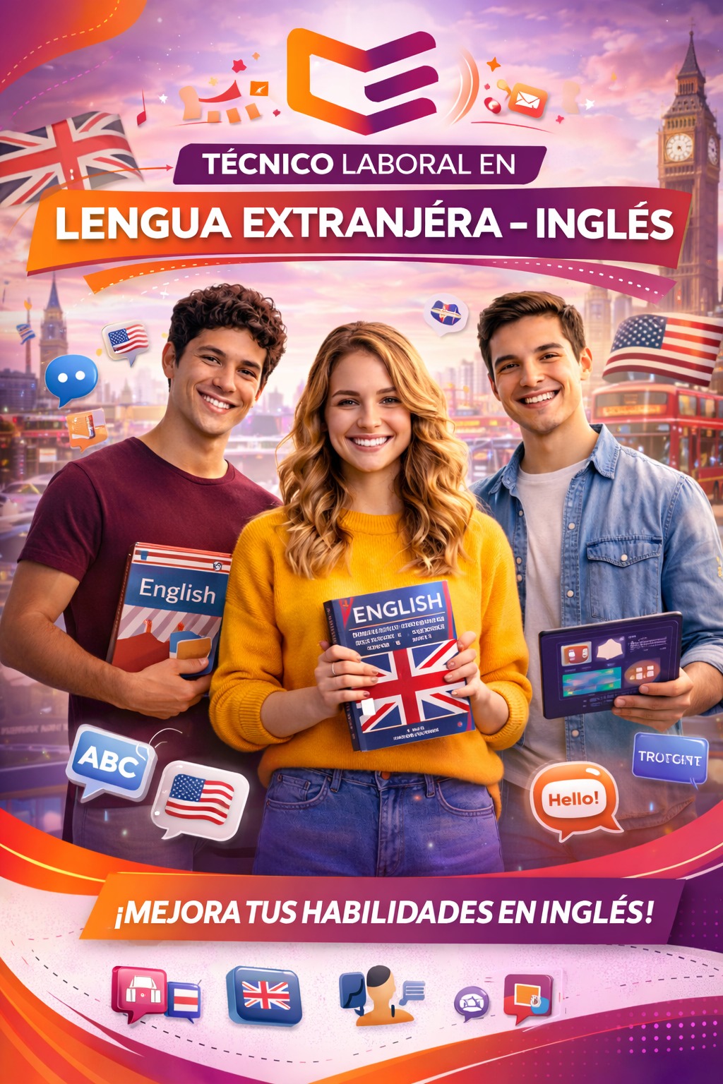 Técnico Laboral en Lengua Extranjera - Inglés